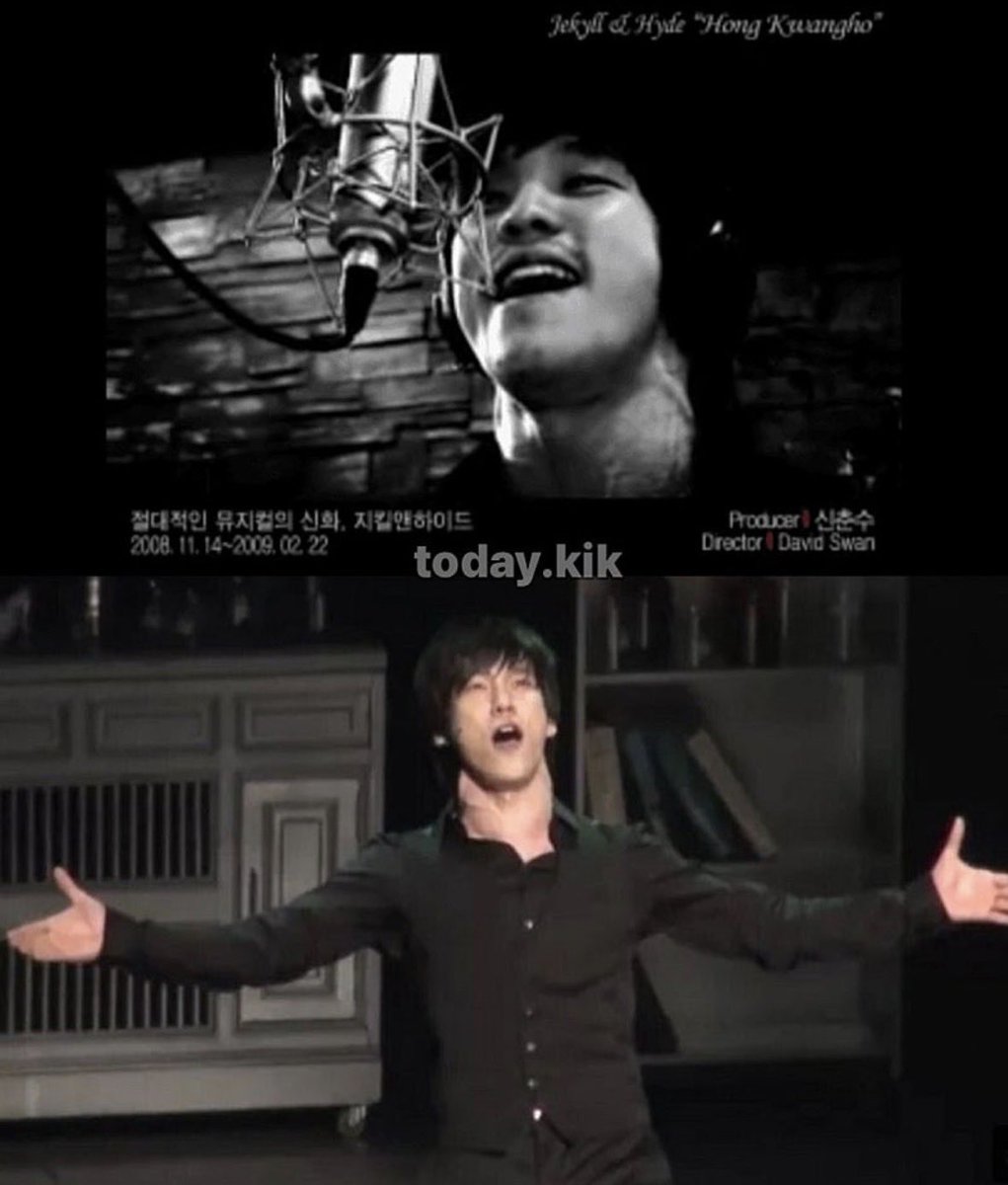 Seeujune11's tweet photo. 홍광호 발성할때 목 두께 변화 ㅎㄷㄷ

뮤지컬 레전드 ㄷㄷㄷ
홍지킬 본 건 신의한수였다 캬아 https://t.co/dVsmk3RqAx