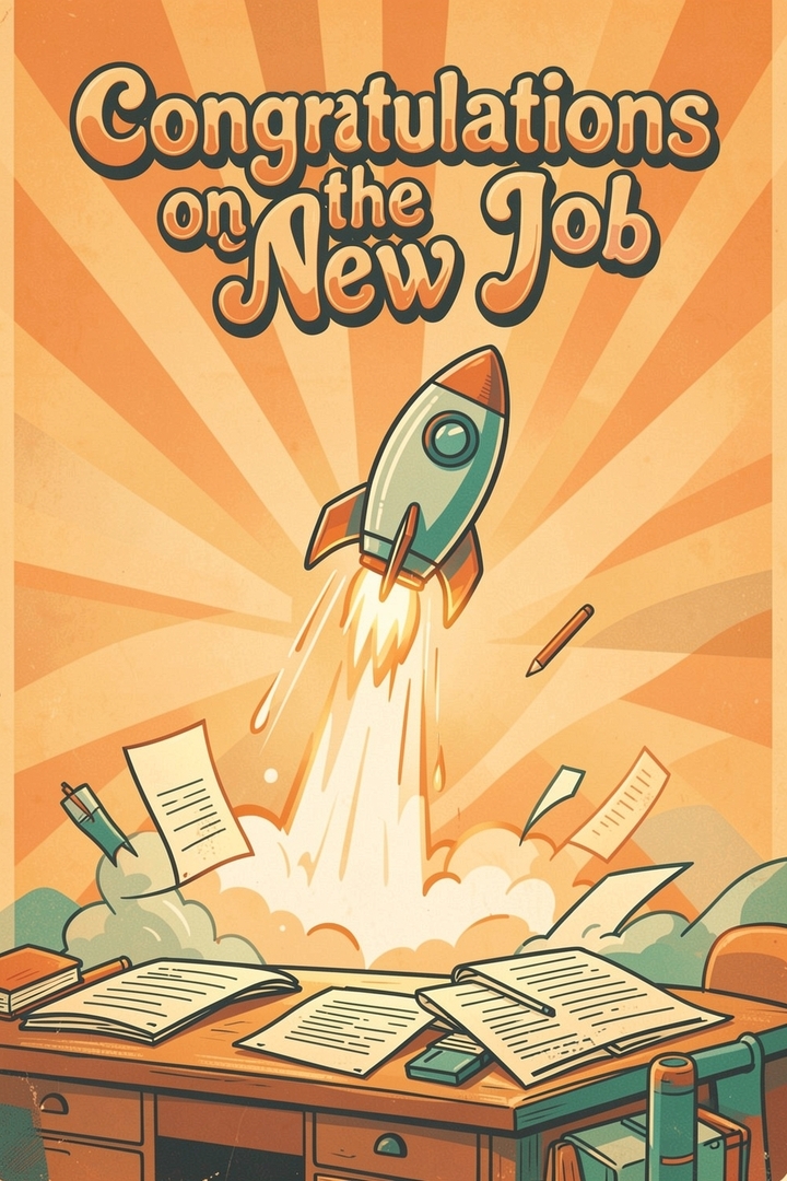 xwish_ai's tweet photo. tired of bland, generic congrats cards that scream 'corporate'? found this dope new job card design that actually feels like a celebration. minimal, fresh, and no cheesy phrases. get the template link in bio 👇 #newjob #congratulations https://t.co/6DGkqSWkLS