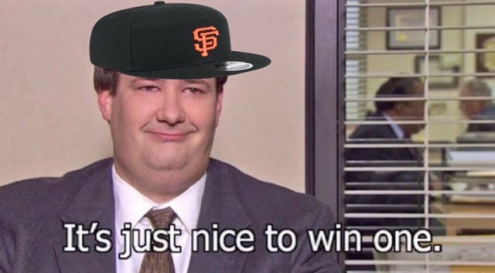 bay_area_muse's tweet photo. Postgame thoughts (SF def. COL, 8-2)

Well, that was a lot more fun than most days! Congrats to Bryce on his first of many splash hits as a Giant, Rafi and Casey were both on point, Whisenhunt looked solid, and the pen (outside of Kilian) were all lights out. 

A win is a win! https://t.co/v4LwAEuo8x