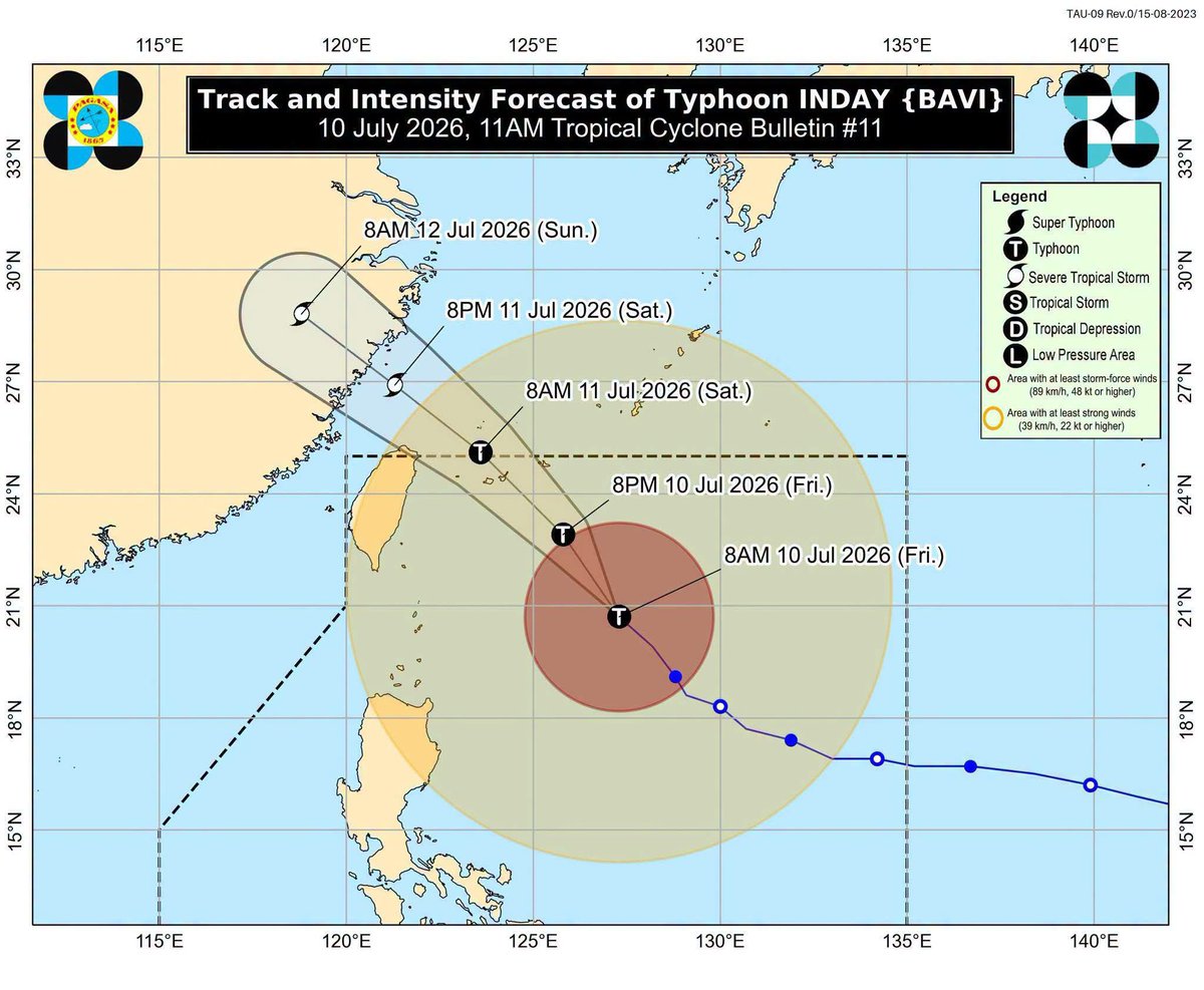 ohhaljune's tweet photo. I think part na dapat ng curriculum from Grade School ang pagbabasa ng weather bulletin. I mean, daanan talaga tayo ng bagyo and as early as 10yo dapat alam na ng mga bata how to categorize typhoons as part of disaster preparedness. Pls enlighten me @DepEd_PH kung mali ako 🥲 https://t.co/SVllpurb7a