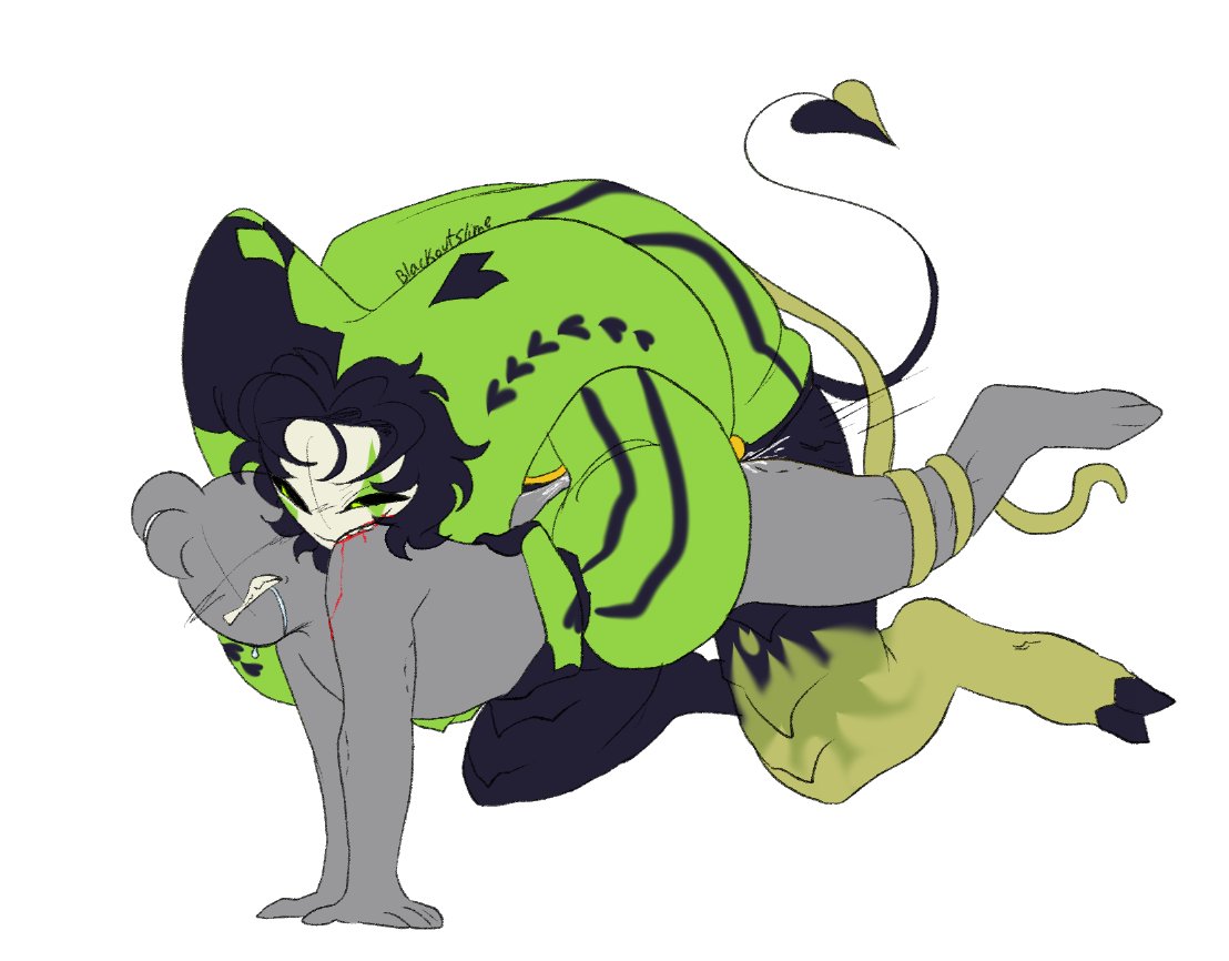 evil_slushy's tweet photo. Part 2 is harlequin biting down prob 
 injecting a small dose of venom to produce an aphrodisiac effect OK BYE(idea gotten from My bestie)
#tfc #thefreakcircus #tfcharlequin https://t.co/j6gBz65A2H