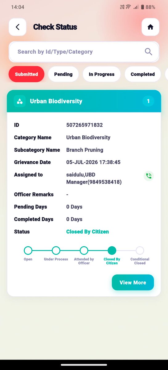 parasrj's tweet photo. @revanth_anumula @Collector_HYD @Comm_HYDRAA @CommissionrGHMC @GHMCOnline @DeccanChronicle  I raised a complaint online, without picking up the roots, the case is closed, saying closed by Citizen, please look into the matter https://t.co/8Sq3Ndzvvt