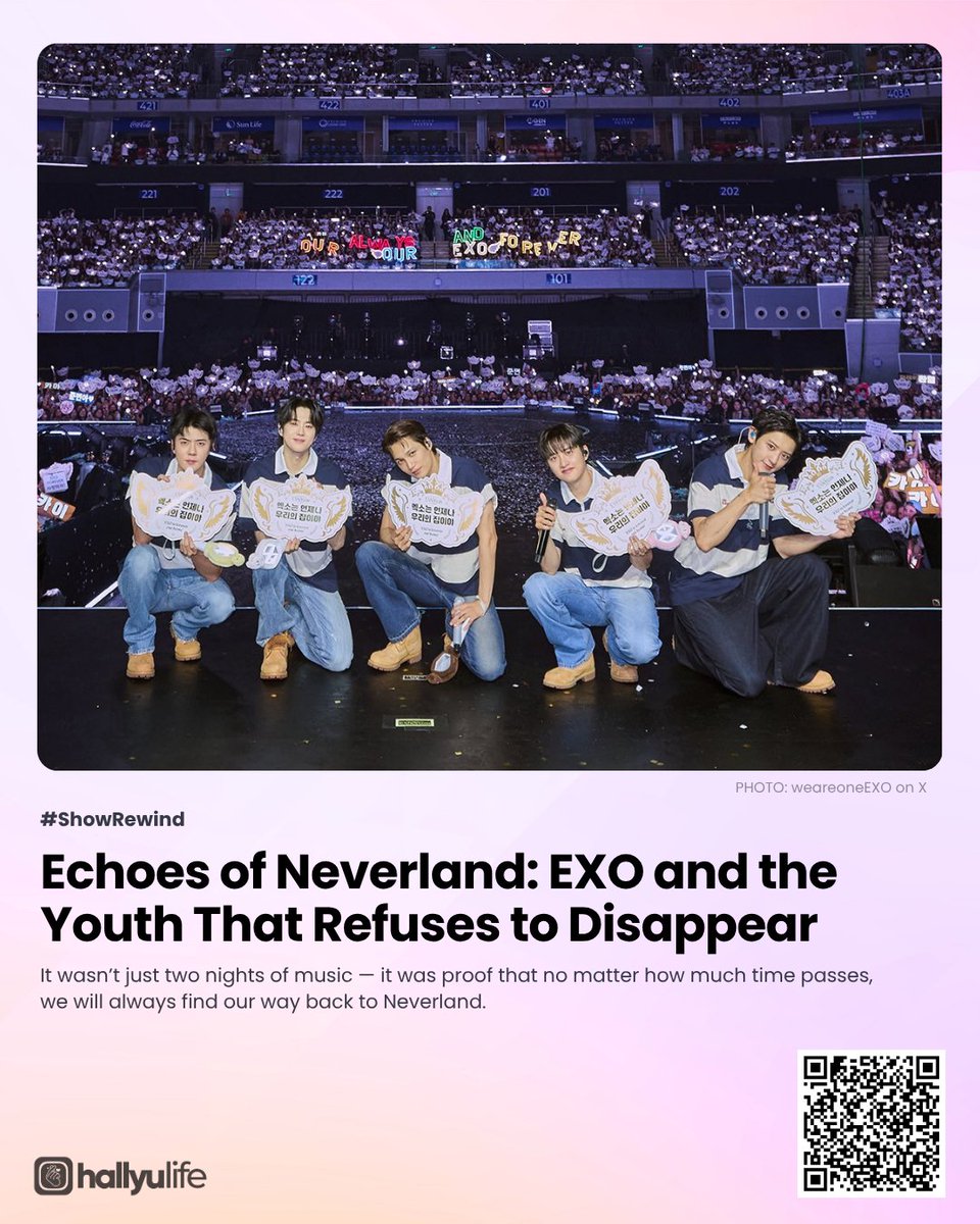 hallyulifeAMG's tweet photo. On #ShowRewind: Inside the EXhOrizon, growing up didn't feel so demanding. Meeting our Peter Pans again reminded us of our inner light, and hearing them say I'm Home gave our hearts the perfect place to rest. 🦋🫧
Read: https://t.co/R7bGdk9YRM
Presented by @pulpliveworld https://t.co/CAe6VKFGTf