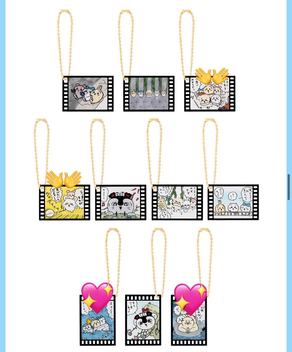 pikapi1989's tweet photo. @1
【交換】
映画ちいかわ トレーディングあの時の思い出アクリルチャーム ちいかわ らんど

譲👐 うさぎ、モモンガ、カニちゃん、ラッコ、ハチワレ
求💖 ちいかわ、島二郎＞定価譲渡

天神 福岡パルコ、ソラリア手渡し希望 https://t.co/GEv873d8Hw