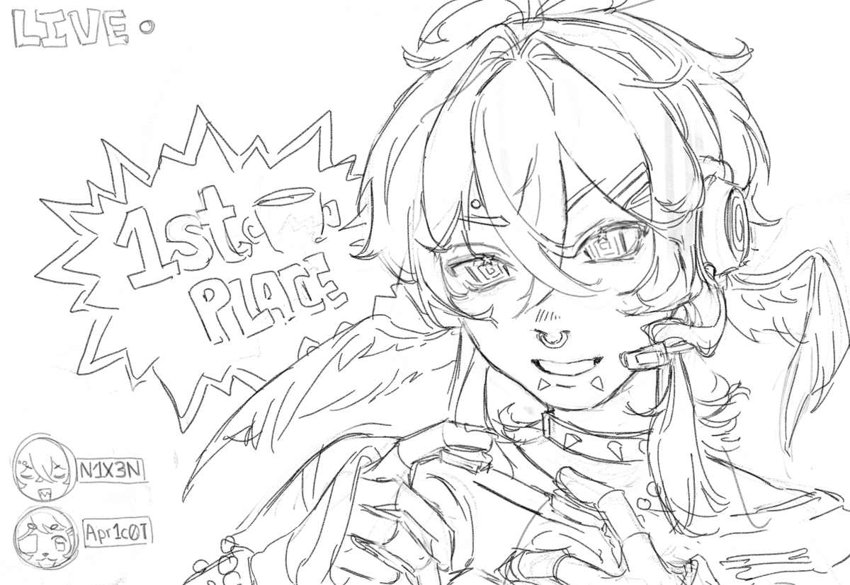 ve__i0012's tweet photo. artfight attack 1 WIP

#artfight2026ㅤ https://t.co/JIdnA4DaYJ