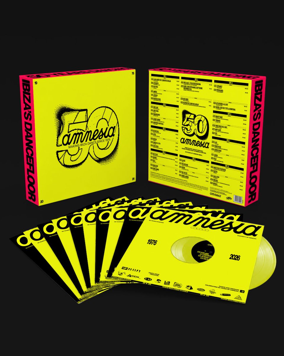 Amnesia_Ibiza's tweet photo. 50 años de música. Presentamos el recopilatorio oficial del 50 aniversario de Amnesia.
Reserva el tuyo! 
Vinilo: https://t.co/SRXukmAWeI CD: https://t.co/FcXf4HL8zI https://t.co/oYp71ClFEj