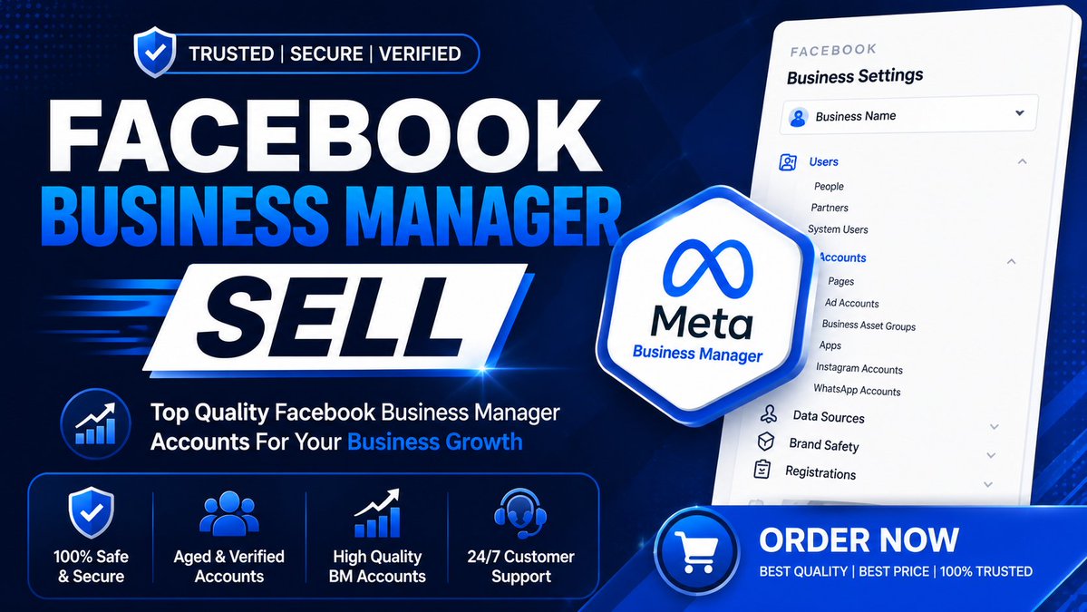 RabbyAlx's tweet photo. FACEBOOK BUSINESS MANAGER SELL
Premium Quality • Trusted Service • Instant Delivery
#FacebookAds #MetaBusiness #DigitalMarketing
#MediaBuyer #MarketingAgency #SmallBusiness https://t.co/43RiEsyn3e