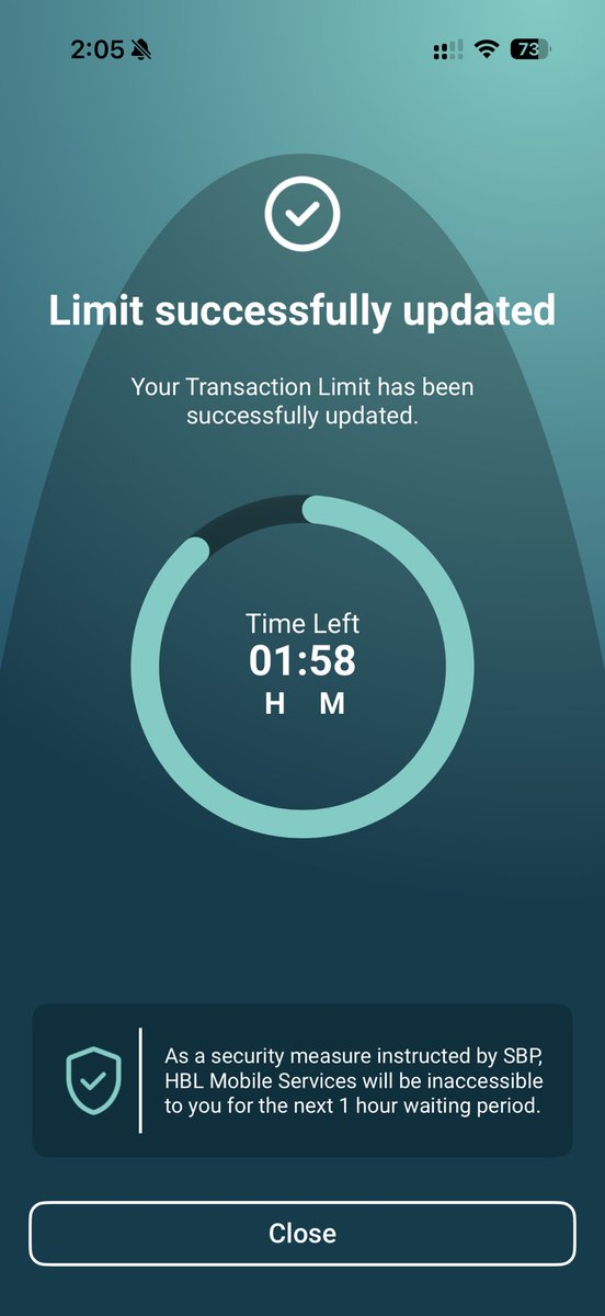 balochsb786's tweet photo. Dear @HBLPak @HBLCare I extended the daily transaction limit, but the application closed automatically. When I tried to log in again, I was unable to access it, and a message appeared saying that I could log in after two hours.
Please see the attachment. What the hell is this sys https://t.co/W999KuEUdK