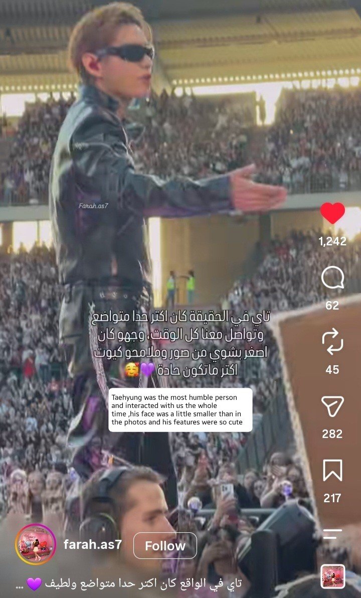 for__thv's tweet photo. the fact that so many people described taehyung the exact same way... kind, humble and caring. He always goes out of his way to make every fan feel seen he's truly one of a kind🥺 https://t.co/GJ0Npo1mAL