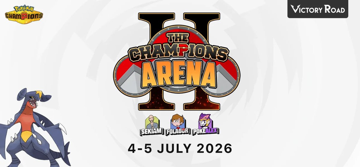 Bulbanews's tweet photo. VGC 2026 Victory Road Champions Arena II Results and Teams https://t.co/xF2pJNSYl3 #pokémon https://t.co/AdTtIaTgzO