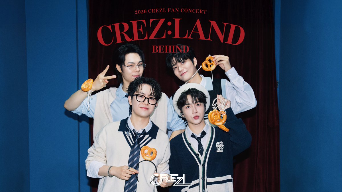 official_CREZL's tweet photo. [Behind] 2026 FAN CONCERT ‘CREZ:LAND’ with CREZL(크레즐) #2
 
🔗 https://t.co/DaI12pEayo
 
#CREZL #크레즐
#조진호 #임규형 #김수인 #이승민
#CREZLAND https://t.co/ewxmhEQHw6