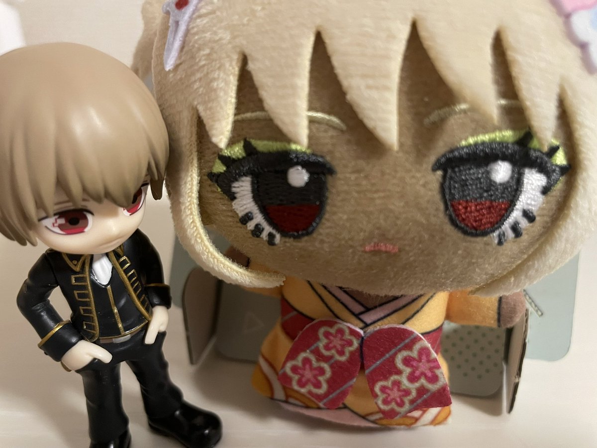 RKrakko's tweet photo. 見てみてー‼️ゲーセン行ったらギャル沖田おったからお迎えした‼️初めてぬいGET したしプライズ商品取れたのも初めて‼️嬉しすぎる‼️ぬいのお手入れとかどうやって持ち運べばいいのかとか本当に何も知らないから助けてお姉様方お兄様方‼️🙇‍♀️にしても可愛い🥰🥰🥰 https://t.co/zT2ZrAkmFO
