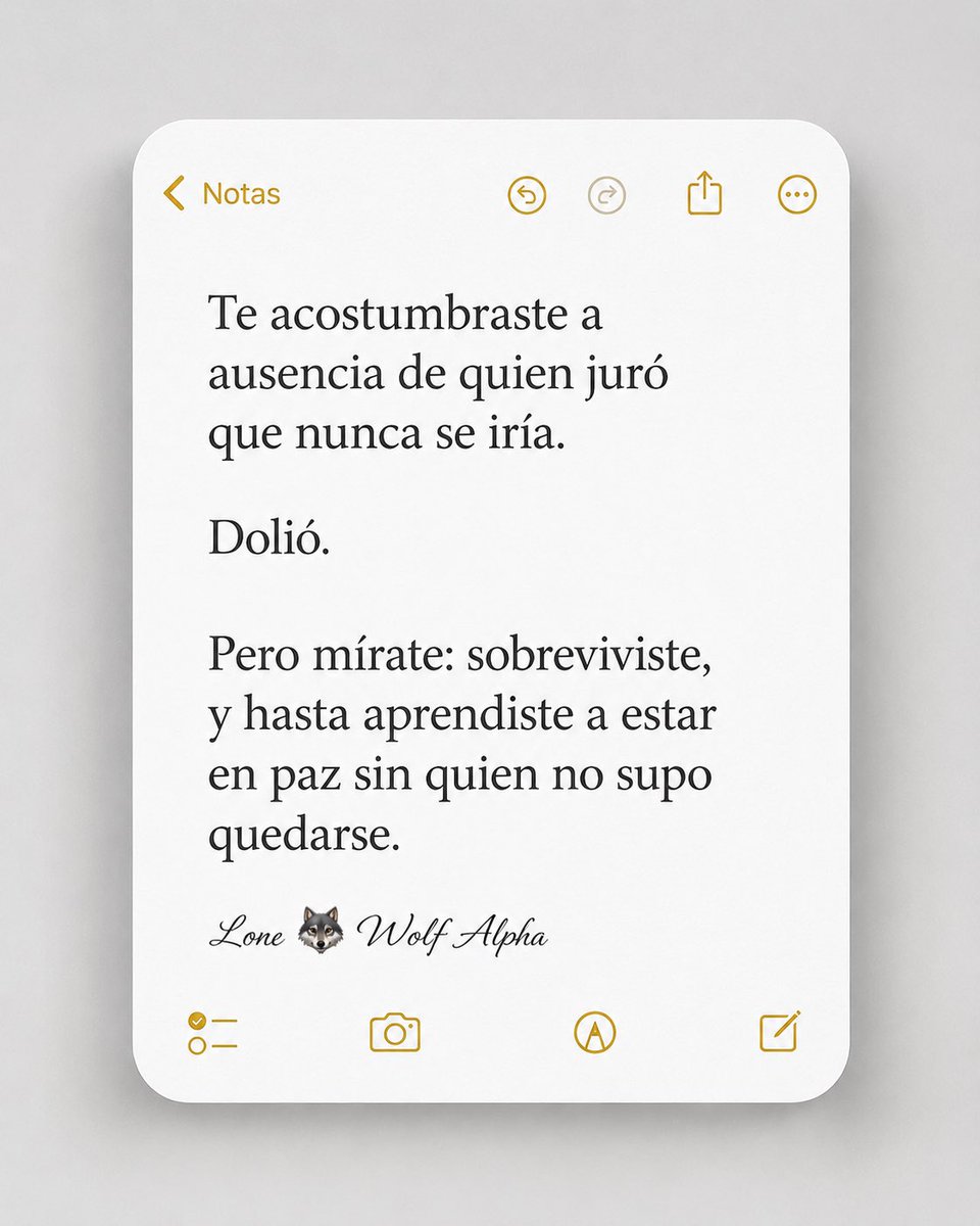 239_lonewolf's tweet photo. Te acostumbraste a la ausencia de quien juró que nunca se iría. Y sobreviviste. 🐺 ¿Lo superaste? 👇 https://t.co/tOm3H99kef