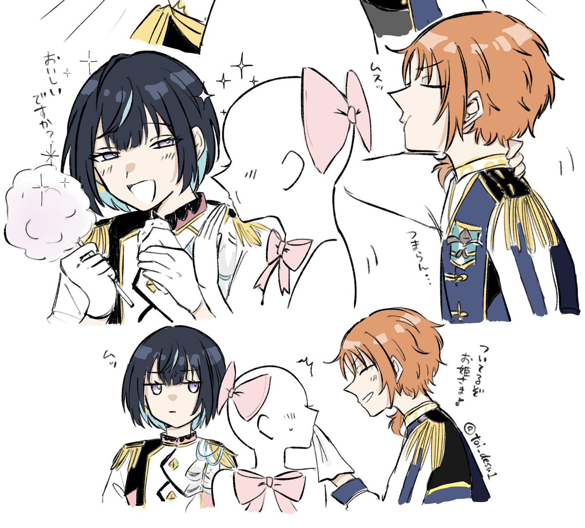 toi_desu1's tweet photo. 王子と姫と騎士
【再掲】 https://t.co/bsRmcDpt7G
