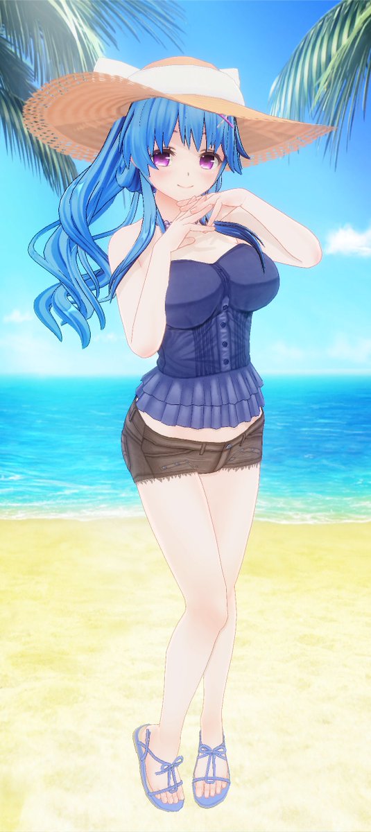 water_raphael's tweet photo. ラファエル「夏本番のお洋服みたいです♡」
セクシーパッションたるお洋服をいただきましたので、海岸に遊びにいく途中のラファエルを・・😉
暑くなったので夏向けのお洋服も沢山着たいですね☺
#カスタムキャスト #ラファエル #モンスト https://t.co/loaTpNd0ac