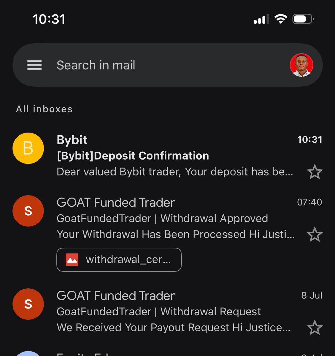 MrEkenx_'s tweet photo. Congratulations to me on my 3rd  payout from  @GoatFunded 
I’m using this medium to say a big thank you to this wonderful firm for the optimal and great Financial services they offer in the Forex space. 

I will continue banking with the firm. Looking out for further payouts while following rules and managing risks. 

Thank you @EdwardXLreal 🤍