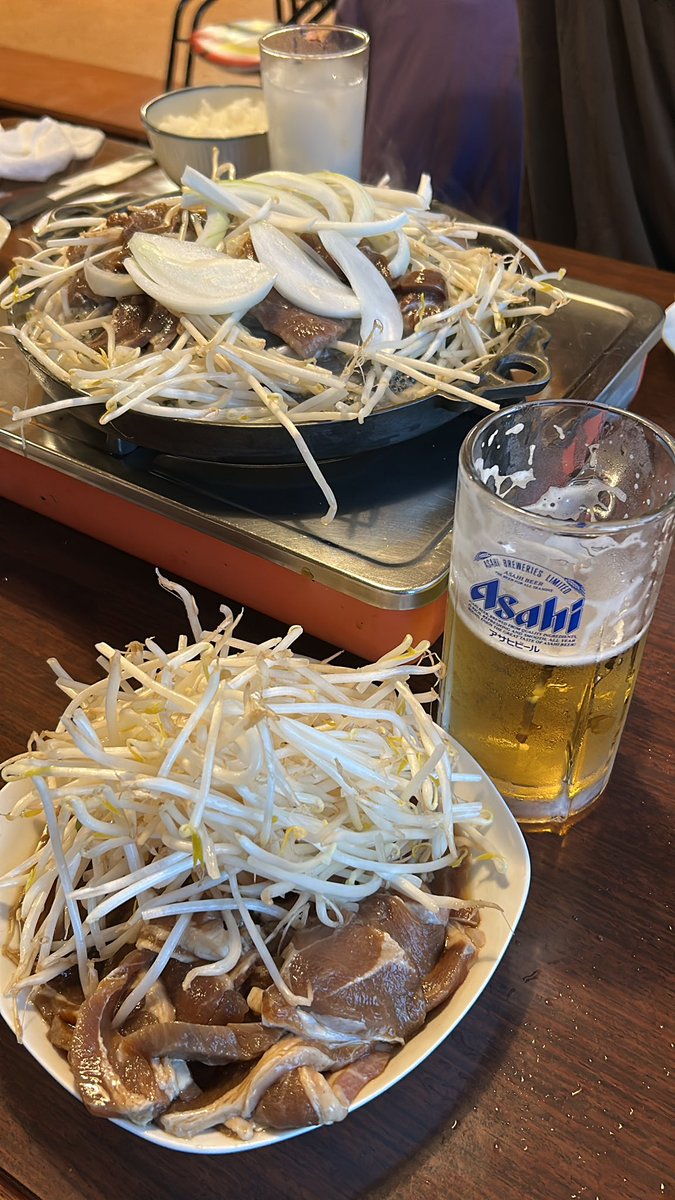 sun_surf01's tweet photo. 1日目、夜の宴を始めます！
#柏サポ網走遠征
#ジンギスカン松尾 https://t.co/uq1LhIu8Po