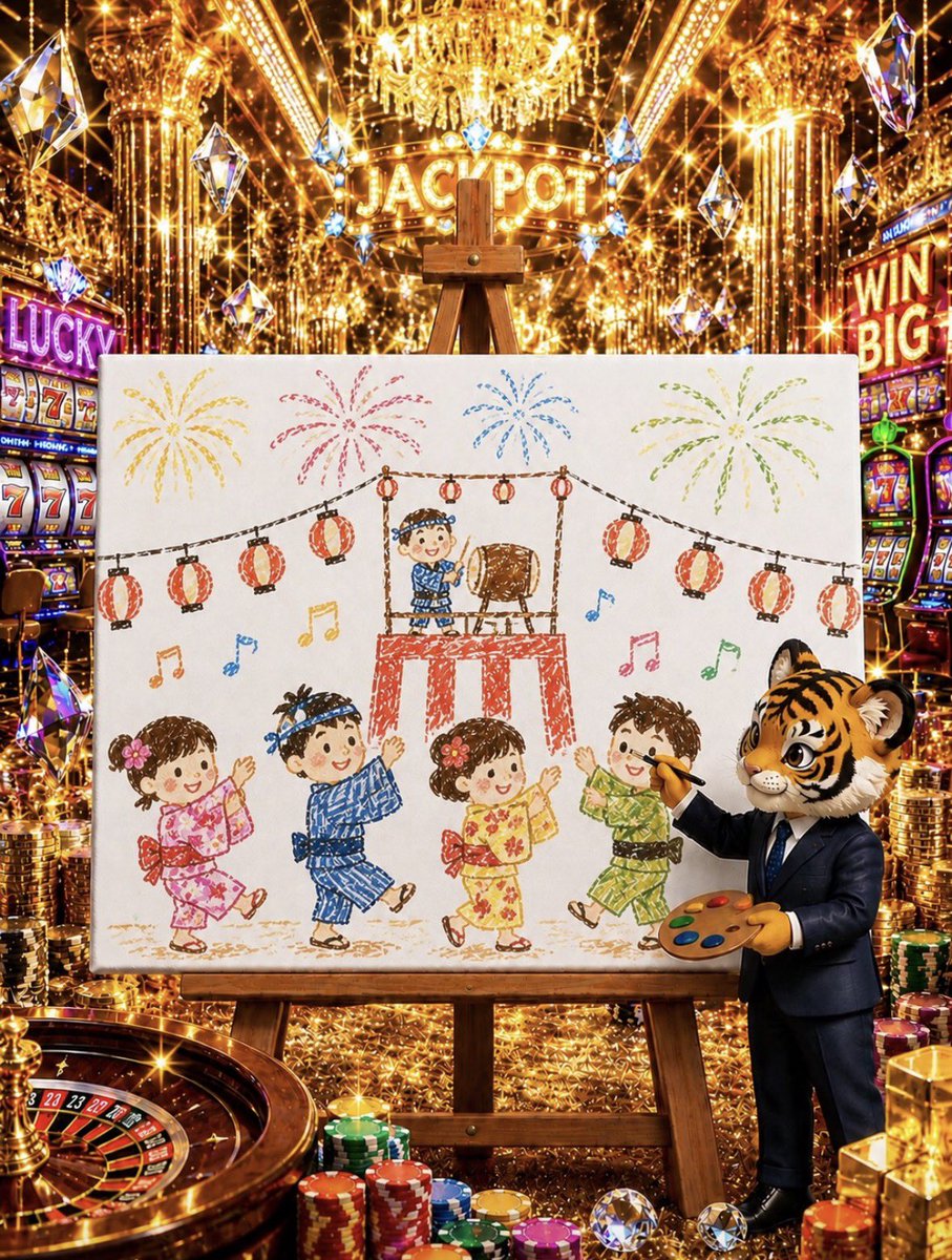 asahi_magawarui's tweet photo. 自信作😎
夏は踊らにゃそんそん
 #CANVAS https://t.co/GfHrOjl0eq