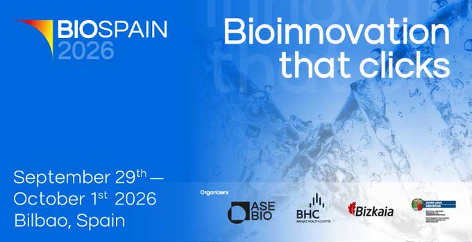Fundacion_UVa's tweet photo. 📆 Bilbao acoge, desde el 29 de septiembre, #BIOSPAIN2026, una de las principales citas del sector biotecnológico.

🤝 Un foro para conectar empresas, personal investigador, inversores e instituciones, generar alianzas y conocer las tendencias de futuro.

https://t.co/Vc9WKfWaQX https://t.co/zRQyANQb2J