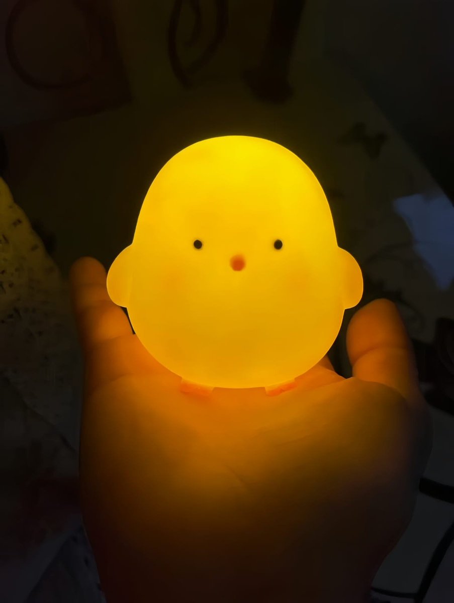 floohalf's tweet photo. PLISS SIAPA SIH YANG UDAH NYIPTAIN LAMPU TIDUR SELUCU INI🐥🤏😭. https://t.co/puyBBZC19y