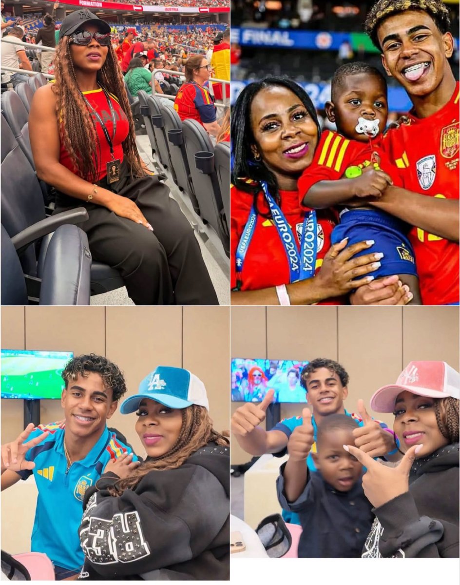 esegbonaluis's tweet photo. Breaking News 🥹🥹🥹❤️

Lamine’s mum reveals that at 18 , her son told her to quit her job , he will take care of her forever .  Since then it’s been from one private jet to another , one country to another , one expensive bag to another .  

She thought she will even get old before enjoying her son but God said no , you’ll enjoy your son now .  

She prayed for every mother to stay alive and enjoy the success of their kids .

Moral lesson :  May you succeed and care for your mother too ❤️❤️❤️
