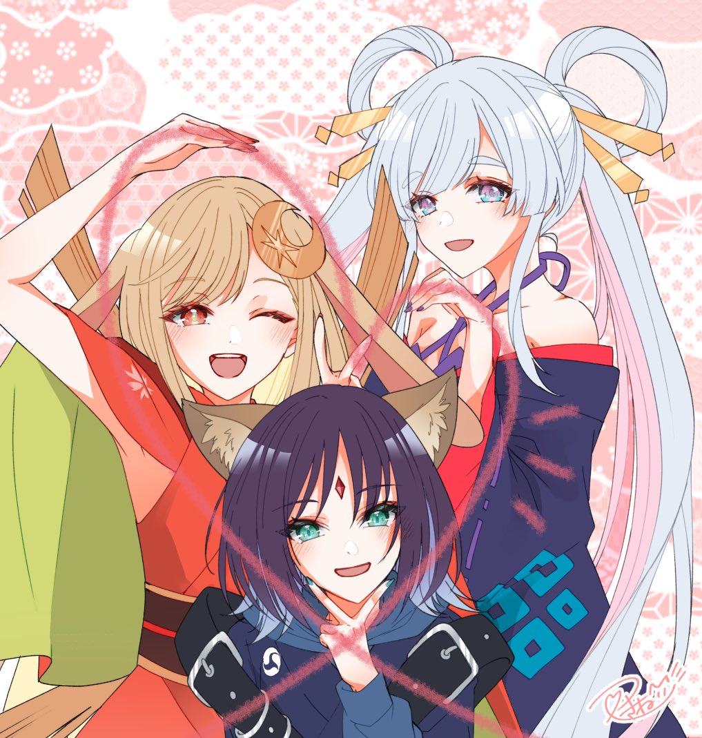 junky_crown's tweet photo. いろかぐヤチ🦊🐰🐙

#超かぐや姫
#CosmicPrincessKaguya https://t.co/X8ohSzOdox