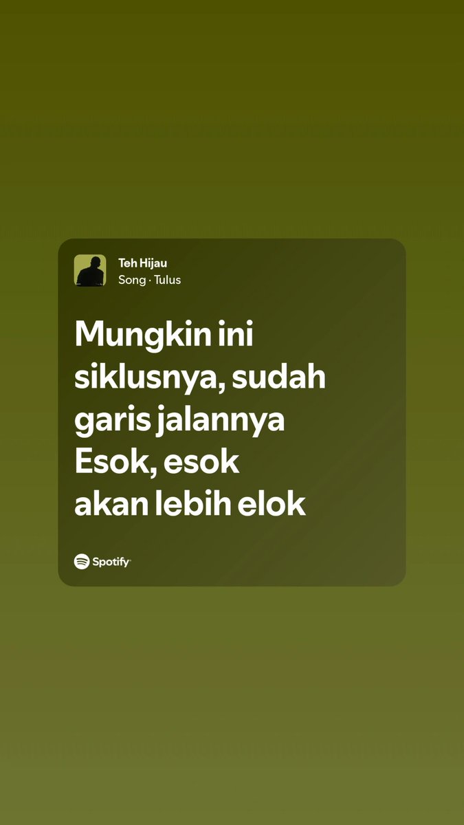 debinitely's tweet photo. Lagi iseng dengerin lagunya Tulus yang baru "Teh Hijau" gara-gara liat di Threads katanya lagu Teh Hijau tentang anhedonia, kehampaan, depresi. Terus itu dengerin sambil baca liriknya, musiknya uplifting tapi aku sedih baca liriknya. https://t.co/LCKohfqBqp