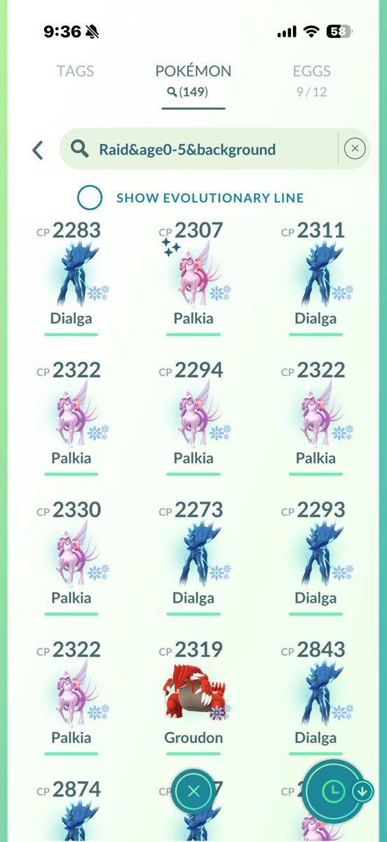 werries1991's tweet photo. 512 raids Since Monday, 2 Hundos with SB and 7 shiny backgrounds. Lets see what the weekend brings. #gofest2026 #pokemongo https://t.co/V4AlkuMYCV