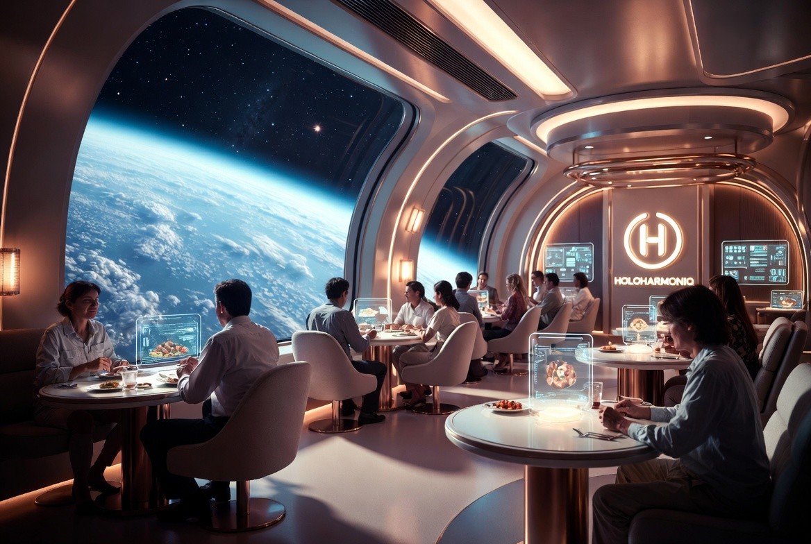 Holoharmoniq's tweet photo. your holographic table interface doesn't simply ask:
"What would you like to eat?"
Instead, it asks:
"What does your body need today?"
Based on continuous physiological monitoring, tomorrow's intelligent systems could recommend nutrition tailored to the individual—not only for-> https://t.co/h8QjSwAwuH
