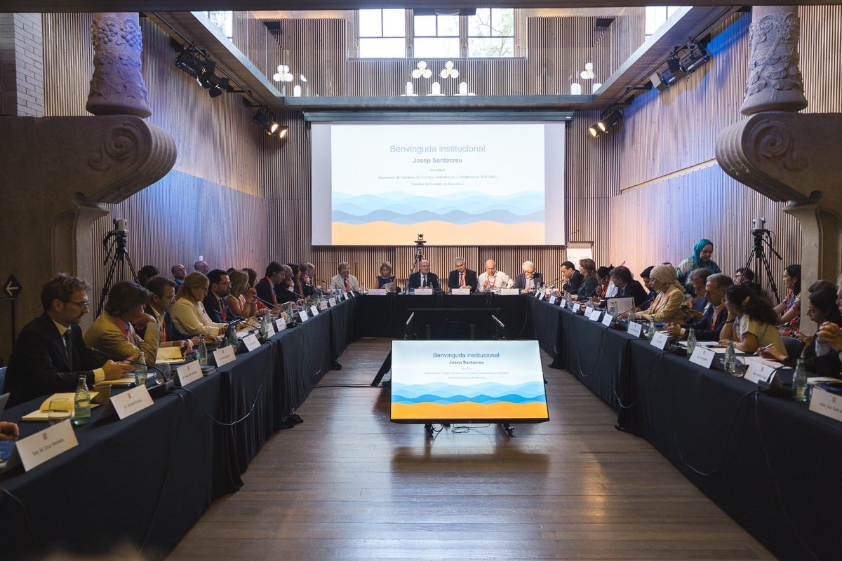 exteriorscat's tweet photo. 🌊 MedCat Days 2026

Obertura institucional amb el conseller @jduch, conferència inaugural del DG MENA Francisco Joaquín Gaztelu, i taula rodona amb la presidenta @AssembleeCorse @Maupertuis_N, la consellera @MaRegionSud @MagaliAltounian i l'eurodiputat @nzingaretti. https://t.co/jEqwwJ6Aje