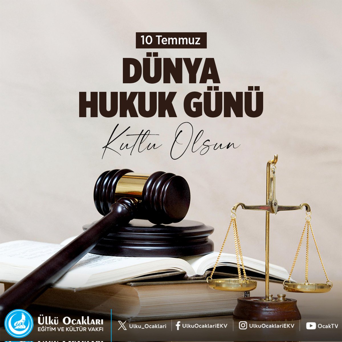 AkcaabatOcak's tweet photo. 10 Temmuz Dünya Hukuk Günü Kutlu Olsun https://t.co/MArT2BQQGb