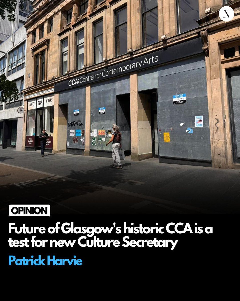ScotNational's tweet photo. It’s places like CCA which have enabled Glasgow to become one of Europe’s great cultural cities. Spaces for creativity which are inclusive, community-led and free of the worst aspects of commercialisation are critically important, Patrick Harvie ✍️ https://t.co/IlDi2mC2rn