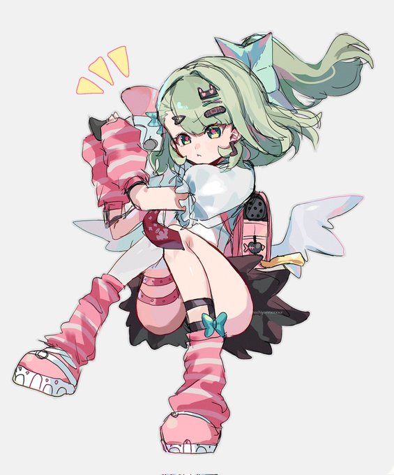 天使の日※タップ推奨#original 」|TSUkIMITSUAo𓈒☪︎☘️金魚服予約