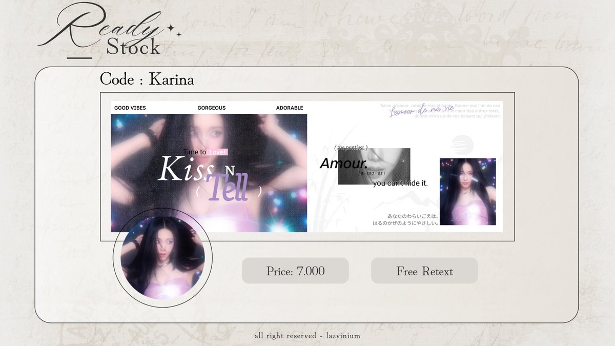 MINATOUZAKl's tweet photo. @Ksarinayoo @_ Kayin terbaru! ♡ https://t.co/CLx2ucc3cx
