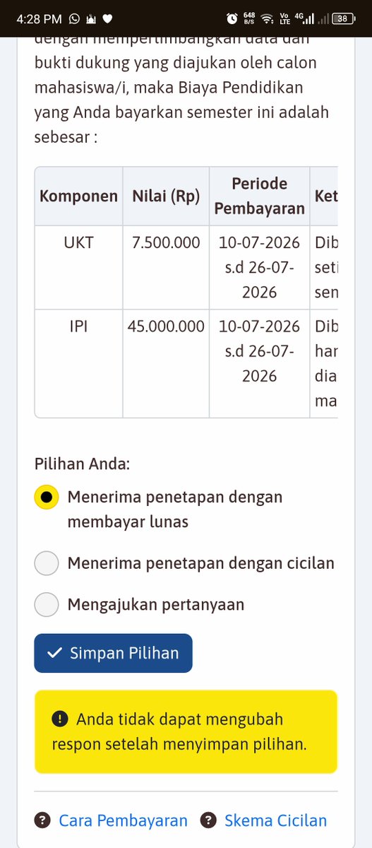 Bhre²⁶ lolos pacil UI tweet media