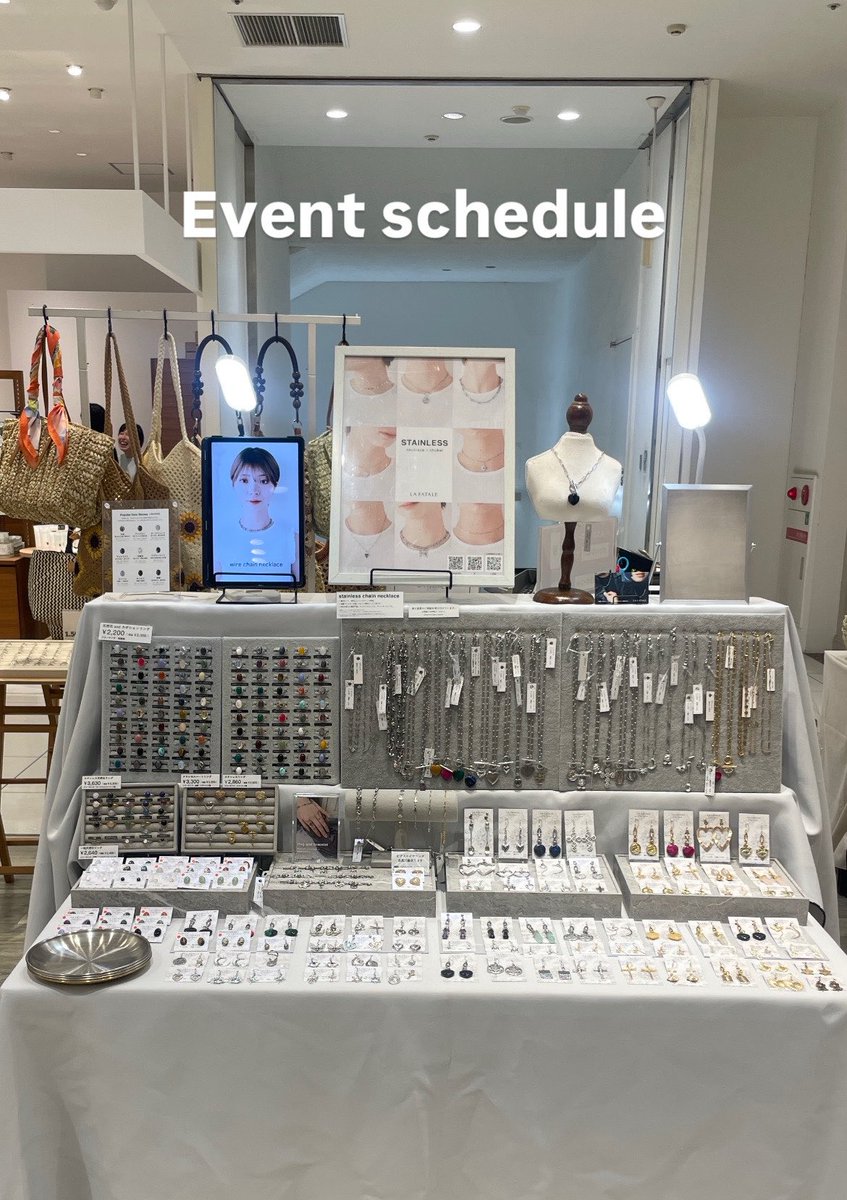 lafatalejp's tweet photo. 💍Event schedule💍

8/13-8/17  名古屋・栄 商業施設
9/2-9/7      京都 商業施設

名古屋、京都近郊の方々
ぜひチェックしていてくださいね◎

#LAFATALE #ラファタル https://t.co/HFdRQLj520