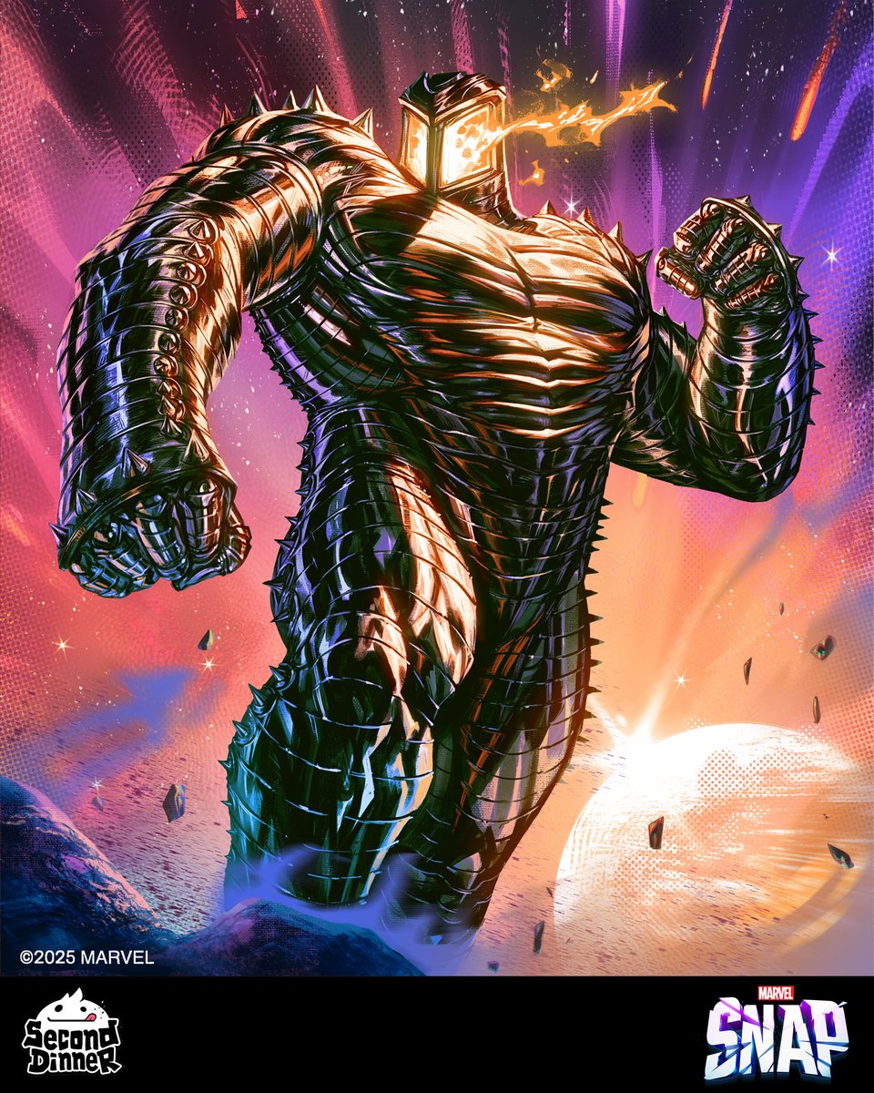TGuardinian's tweet photo. Finally, I can show off one of my favorite SNAP variants:
The Destroyer, Odin's legendary warforged/armor!
Cheers
Variant Card made for MARVEL SNAP: series 3 https://t.co/nBFCp0zTox