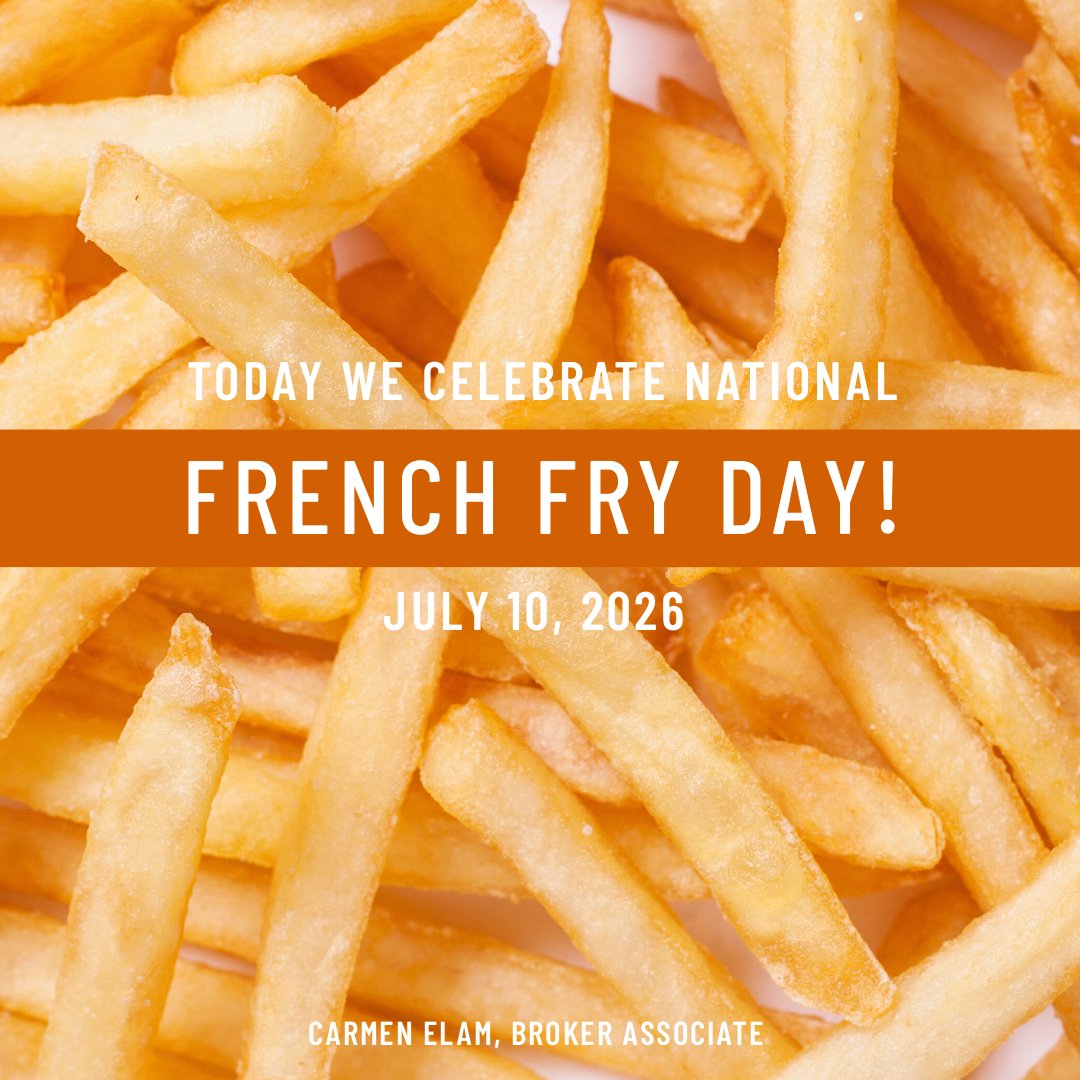 homesbycelam's tweet photo. 🍟✨ Happy National Fry Day! Celebrating golden, crispy perfection in every bite. Pass the ketchup and let’s dig in 😋❤️   #nationalfrenchfryday https://t.co/RRahKNiim7