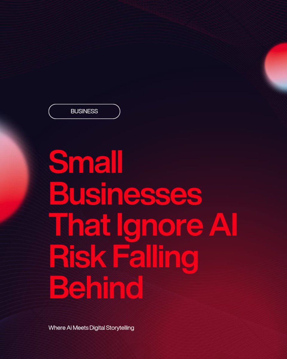 promptwiremedia's tweet photo. Refusing to use AI as a small business owner in 2026 is a competitive disadvantage.
Your competitors are using it.
Your customers expect it.
And the gap is widening every day.
Are Nigerian small businesses keeping up?
Tell us 👇
#SmallBusiness #Nigeria #AI #Entrepreneurship https://t.co/pnrZdtHNP6