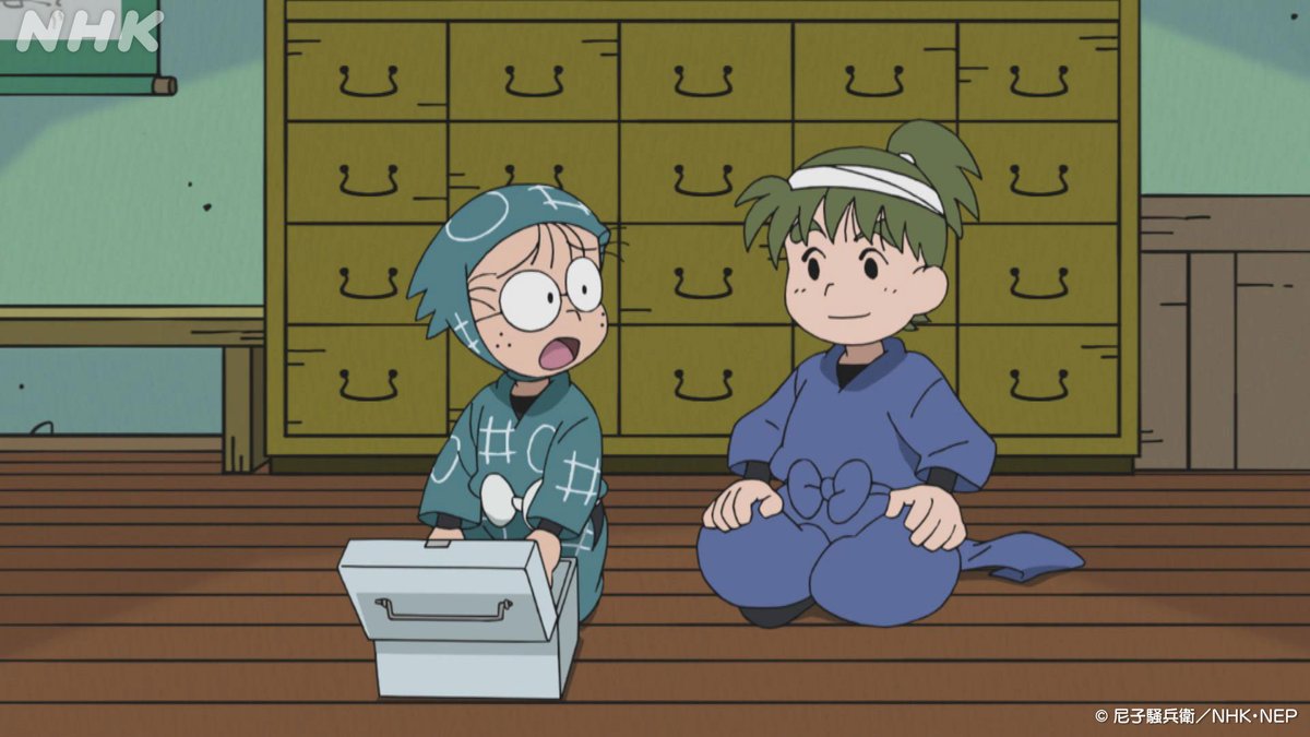 nhk_animeworld's tweet photo. 来週の #忍たま は

13(月) 川西左近の性格の段
14(火) 熱い心での段
15(水) 正夢厳禁の段
16(木) 立派な鐘つきヘムヘムの段
17(金) 変装の達人の段

池田先輩が、足をすべらせて頭をうってしまった。
それを知った保健委員の川西先輩は…
https://t.co/HAqnlxVwl8 https://t.co/Xp0WW1U19c