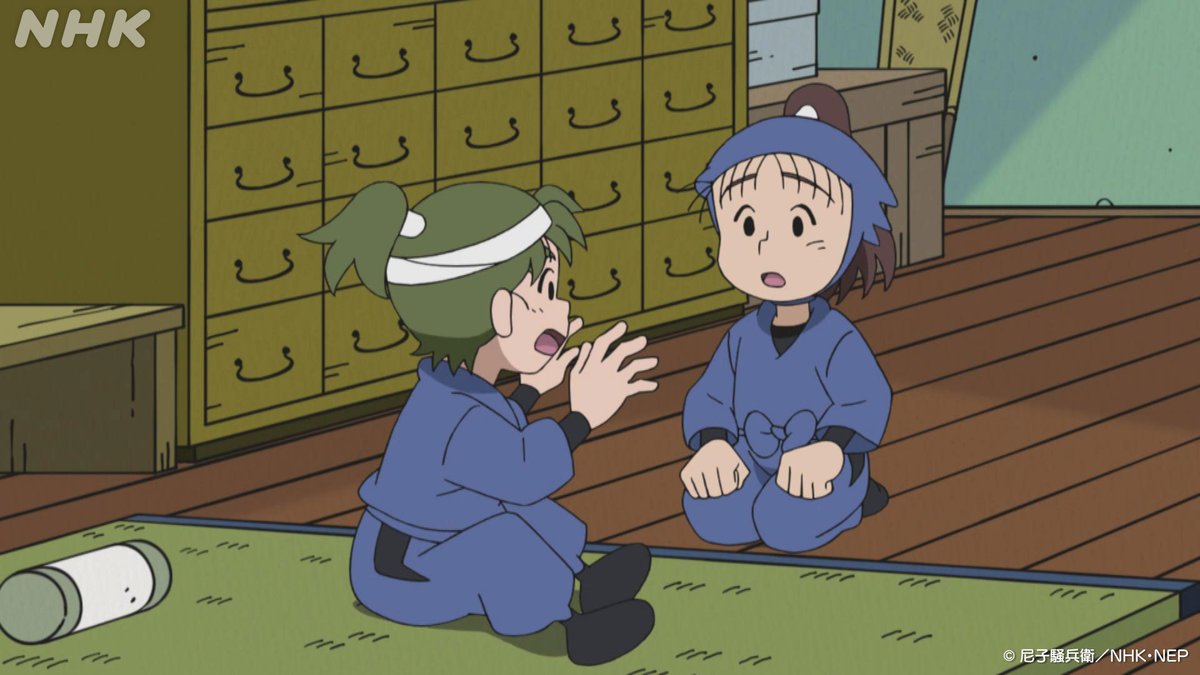 nhk_animeworld's tweet photo. 来週の #忍たま は

13(月) 川西左近の性格の段
14(火) 熱い心での段
15(水) 正夢厳禁の段
16(木) 立派な鐘つきヘムヘムの段
17(金) 変装の達人の段

池田先輩が、足をすべらせて頭をうってしまった。
それを知った保健委員の川西先輩は…
https://t.co/HAqnlxVwl8 https://t.co/Xp0WW1U19c