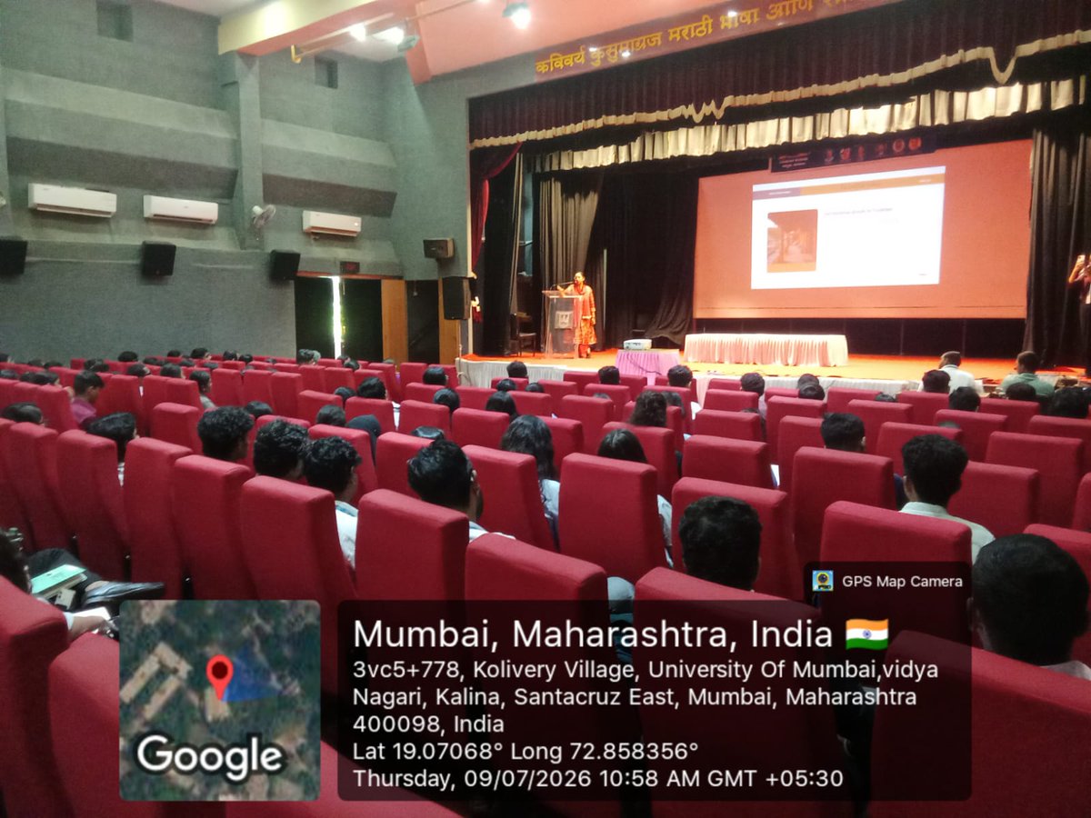 IndiatourismM's tweet photo. Empowering future tourism professionals!
Indiatourism Mumbai engaged around 100 University of Mumbai students in an interactive session on tourism careers, emerging trends and skill development.
 #DekhoApnaDesh #TourismCareers #IndiatourismMumbai @incredibleindia @tourismgoi https://t.co/mDe6mq7rPh