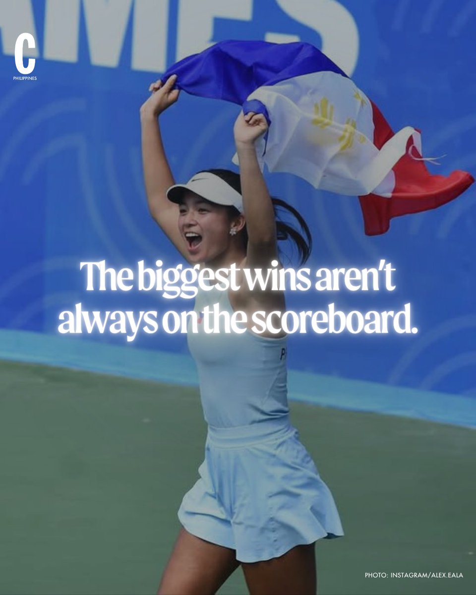 cosmo_ph's tweet photo. If there's one thing Alex Eala has shown us, it's that progress is built point by point 💙
Swipe for a few reminders to keep close—on and off the court 🎾✨ #CosmoQuotes https://t.co/wM80toJUtR