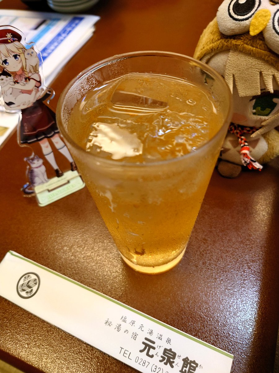 kican_12's tweet photo. 元泉館さんの夕御飯🍚お部屋でいただきます♪品数も多くて美味しくてとても豪華です✨️
梅酒ソーダ🥤といっしょに♪
量も多くてなんとか完食できました💦 https://t.co/46cHe2L9xG