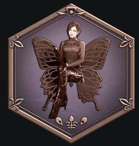 stygian2nymph's tweet photo. "ada never changed" ok tell me why after re2 capcom decided to use butterflies as her signature motif which represents transformation and change????? https://t.co/X2kHBTsCpm