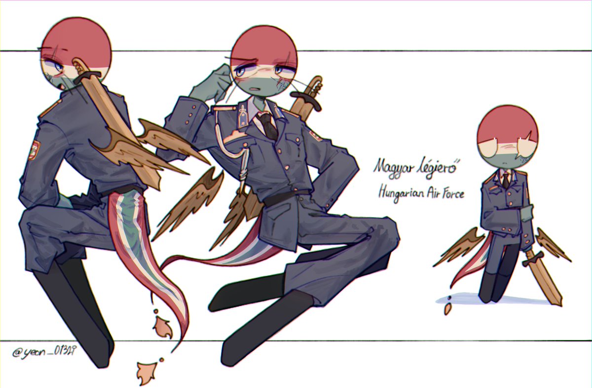 yeon_01329's tweet photo. Hungarian Air Force
#CountryHumans
#CountryhumansHungary https://t.co/xfDle3O1Kz