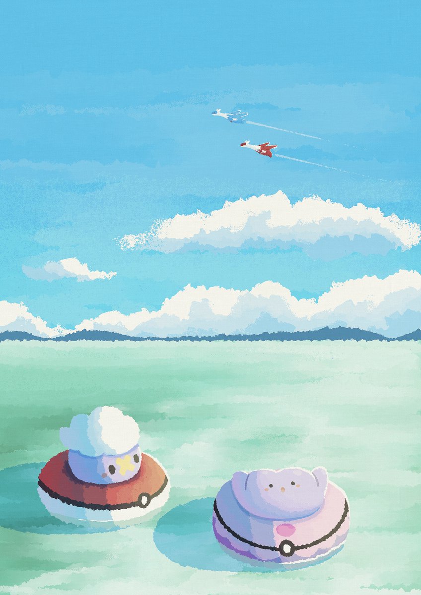 Amazora_owl_02's tweet photo. 夏だ！
#ポケモンイラスト #pokemonfanart https://t.co/PIj6LVPKZj