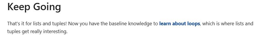 Merci_toni's tweet photo. Day 9 of learning data analytics 📊

Today: Python lists and tuples.

Covered indexing, slicing, changing lists, list functions and methods.

Wrote a function that checks if a guest is "fashionably late" — arrived 
after at least half the party guests, but not the very last one 😄

Earned another badge for consistency 😊

Python folks, here's one for you 👇
What differentiates a list from a tuple?

#DataAnalytics #LearningInPublic