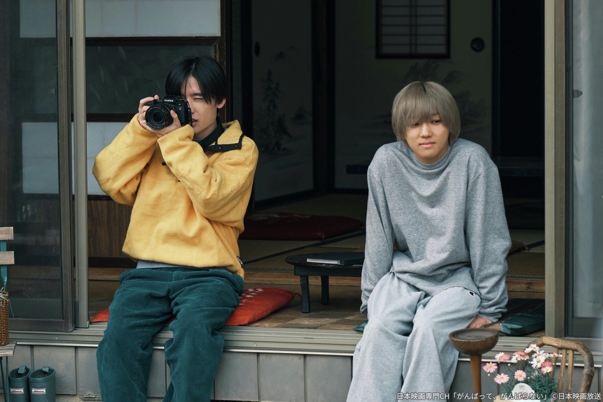 nihoneiga's tweet photo. ＼場面写真公開📸／

オリジナルドラマ
☀️#がんばってがんばらない☀️

生きづらさを抱えた
若者たちが集う山奥のシェアハウス。

不器用ながら支え合う
彼らの物語をご覧ください👀

📅8/7㊎よる9時 独占TV初放送

#平井美葉 #高野洸
#森高愛 #吉沢太陽 #安井謙太郎 #有野晋哉
https://t.co/sphf97VWz0 https://t.co/ZA2McxiHxk