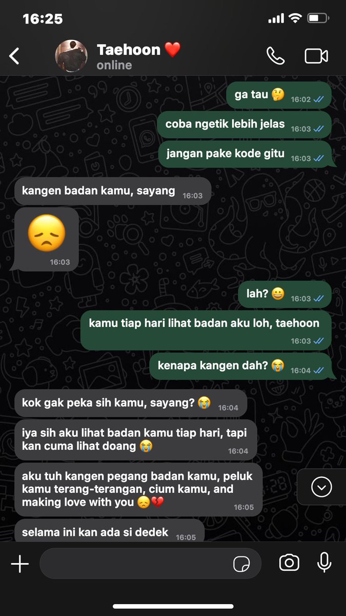 plotarchive_'s tweet photo. #howtofight #viralhit chatfic
— seong taehoon x fem! reader

when suami dan istri ‘saling kangen’ https://t.co/EEvm06Pbrn